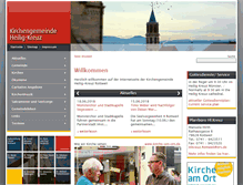 Tablet Screenshot of hl-kreuz-rottweil.de